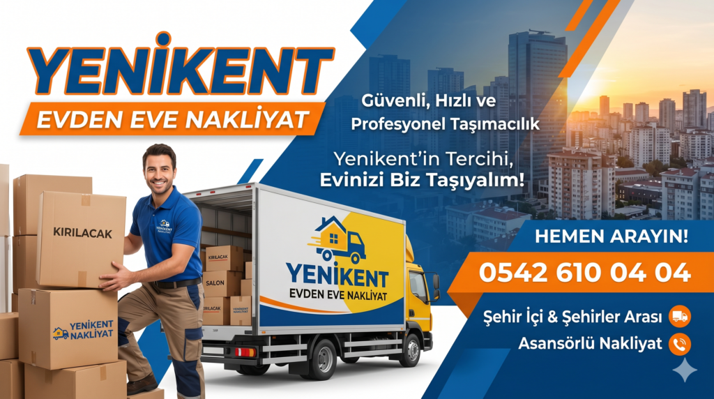 Yenikent Evden Eve Nakliyat: Taşınmanın Kolay 1 Yolu. Gemini Generated Image xmzmnfxmzmnfxmzm